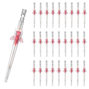 50PCS Veterinary Indwelling Needle,Veterinary IV Catheter,Disposable Veterinary Intravenous Catheters,Veterinary Instruments for All Sizes of Animals(22G)
