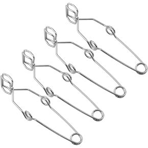 Steel wire test tube clamp 145MM 5-40 MM tube glass tube holder clamps Steel wire test tube clamp Test fixture tools for laboratory experiments -4pcs