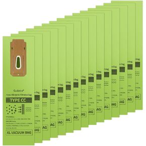 15 Pack Type CC Vacuum Bags Compatible with Oreck Upright Vacuum Cleaner XL XL5 XL7 XL21 2000 3000 4000 7000 8000 9000 Series Replace Part CCPK8 CCPK8DW