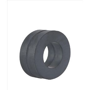 Ferrite Magnet Ring OD2.4 x ID1.3" x 0.4", Grade C8 Ceramic Magnets for Industry Science Experiment,Crafts and Hobbies-4pcs