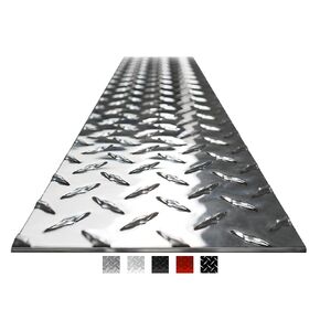 24in. X 48in., 1/16" Thick - DiamondLife Diamond Plate Sheet Metal, Heavy-Duty Genuine Commercial-Grade Mill Finish Diamond Plate Aluminum Sheet, USA Made Aluminum Tread Plate - Natural
