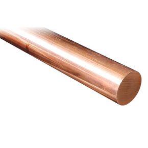 T2 Copper Rods, 2 Pieces T2 Copper Cu 99.9% Metal Round Rod 10 x 200mm, Diameter 10mm, Length 200mm Copper Metal Rod for Metal DIY Craft (Multiple Sizes optional)