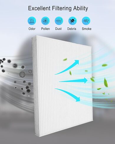 Cabin Air Filter with 2 Bunk Filter Set Fit for Freightliner CASCADIA Trucks 2019-2023, Replace BOA84032457001 PA30107 AF55836 BOA91559 ABPN10G91559 AF26235 in Saudi Arabia