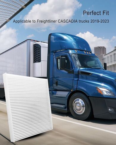 Cabin Air Filter with 2 Bunk Filter Set Fit for Freightliner CASCADIA Trucks 2019-2023, Replace BOA84032457001 PA30107 AF55836 BOA91559 ABPN10G91559 AF26235 in Saudi Arabia