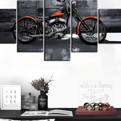Lampeez Light Up Poker Chip Holder, Life is Journey Enjoy The Ride Solid Wood Harley Poker Chip Display Desktop, Gifts for Men, Women, Motorcycle Lovers in Kuwait
