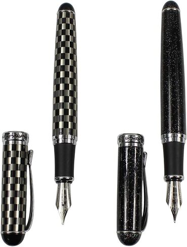 قلم حبر Gullor Advanced Jinhao متوسط ​​X750 بنمط السماء الليلية السوداء in Kuwait