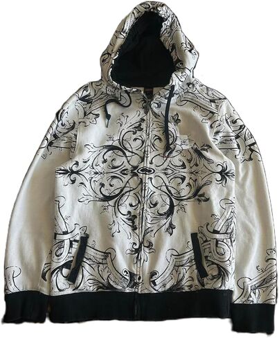 Meiweileya Women's Y2k Grunge Skull Graphic Zip Up Hoodies Emo Goth Skeleton Jacket Long Sleeve in Saudi Arabia