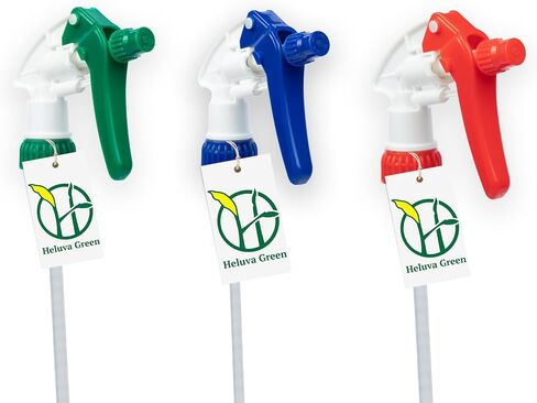 Spray Bottle Nozzle Replacement, Bottle Tops Only - Sprayer Nozzle Triggers for Heavy Duty, Commercial, Home Cleaning Solutions - Fits 8,16,24,32 oz Plastic & Glass Bottles, Mixed 3 pack in Saudi Arabia