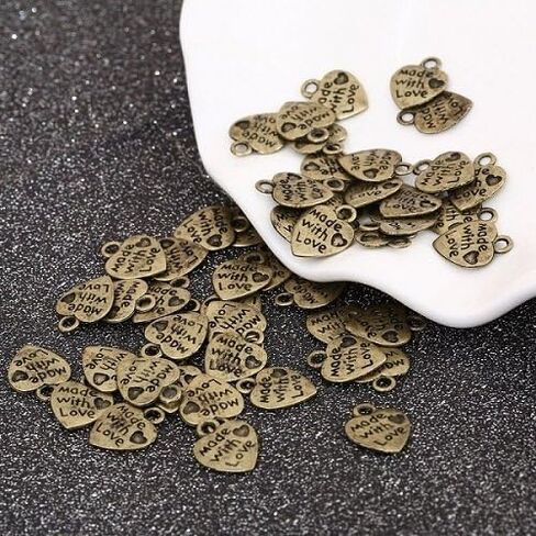 15 PCS Alloy Charms Antique Tibetan Coins Queens Heads Beads Necklace Pendant Spacers Dangle Clasps Earrings Bracelet Jewelry Making Accessories Bijoux Crafting (Gold 18x15mm) in Saudi Arabia