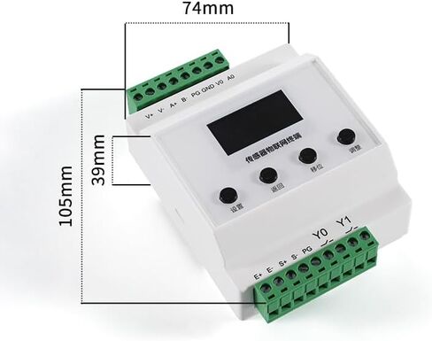 Load Cell with Amplifier Readout Display Weighing Sensor Transmitter Test Compression Force Weight Pressure Output 0-5V 0-10V 0-20mA (0-200KG with Amplifier) in Saudi Arabia