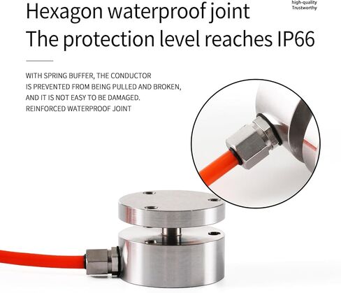 Load Cell with Amplifier Readout Display Weighing Sensor Transmitter Test Compression Force Weight Pressure Output 0-5V 0-10V 0-20mA (0-200KG with Amplifier) in Saudi Arabia