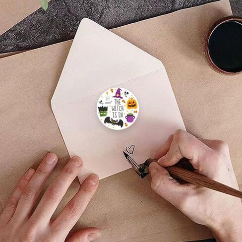 500Pcs Thanksgiving Label Stickers Roll Thank You Envelope Seals Stickers Fall Leaf Pumpkin Adhesive 1.5inch Round Labels Wrapping Paper for Card Gift Bags Decor Cute Cartoon 2 Designs in Saudi Arabia