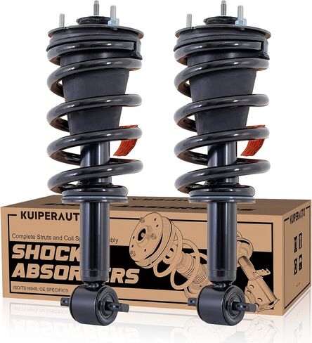 4PCS Front and Rear Struts Shocks Assembly Compatible for 2007-2013 Chevrolet Silverado 1500 / GMC Sierra 1500 w/o electronic suspension 345074 579105 in Saudi Arabia
