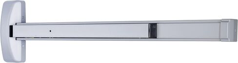 BRINKS Commercial - Commercial Door Exit Device, Aluminum Finish - Meets ANSI Grade 1 Standards, is UL 305 Compliant, and is ADA Compliant in Saudi Arabia