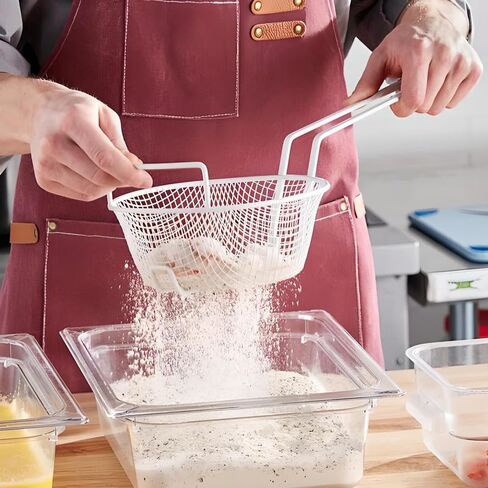 OCS Parts Pro Chef Series 12-Inch Coarse Mesh Breading Basket with Helper Handle for Breading Chicken, Seafood, Onion Rings, Appetizers and Poultry in Saudi Arabia