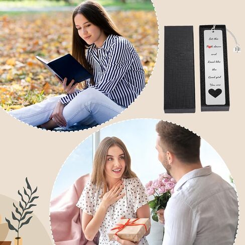 Bible Verse Metal Bookmark Gift - Christening Bookmarks Gifts for Women Men Inspirational Baptism Birthday Gift for Book Lovers Bookworms Book Club Religious Reading Gift in Kuwait
