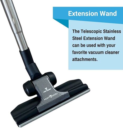 Wessel-Werk Adjustable Vacuum Extension Wand for Canister or Central Vacuum Accessories and Hoses, Fits 1-1/4 inch (32mm) Vacuum Accessories and Hoses (Button Locking) in Kuwait
