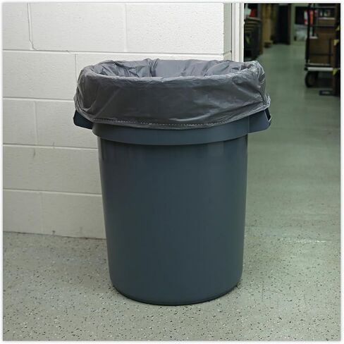 بطانات العلب الصناعية ذات الكثافة المنخفضة الخطية من Boardwalk، 56 جالونًا، 1.3 مل، 43 × 47، رمادي، 100/كرتون in Kuwait