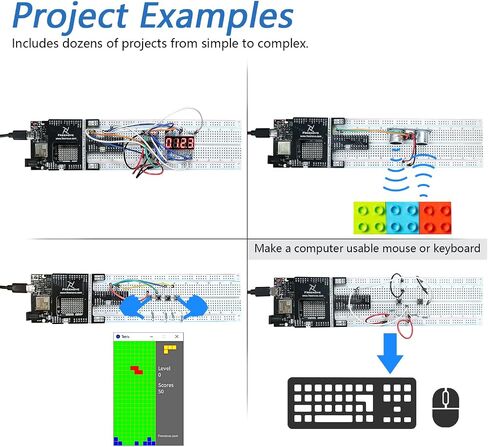 Freenove Ultimate Starter Kit with Board V5 Rev4 WiFi (Compatible with Arduino IDE), Arm Cortex-M4 Microcontroller, Onboard ESP32-S3, 399-Page Detailed Tutorial, 220 Items, 78 Projects in Saudi Arabia