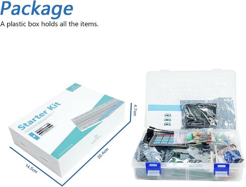 Freenove Ultimate Starter Kit with Board V5 Rev4 WiFi (Compatible with Arduino IDE), Arm Cortex-M4 Microcontroller, Onboard ESP32-S3, 399-Page Detailed Tutorial, 220 Items, 78 Projects in Saudi Arabia