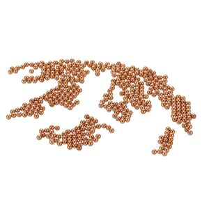 uxcell 400 Pcs Precision Solid Copper Bearing Balls 1.5mm Pure Copper Ball Spheres for Machinery, Automotive, and DIY (T2 Copper)