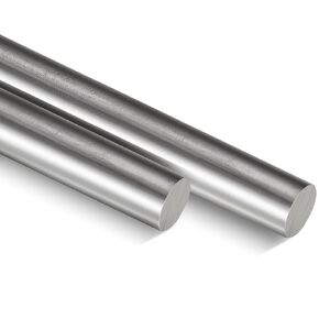 Gisafai 2 Pcs 1" Diameter Carbon Steel Rod Hot Round Rolled Unpolished Stock for Drilling Forging Machining Fabrication(12 Inch)