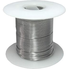 Stainless Steel 316L Wire, 14 AWG Gauge, 0.0640" Diameter, 25 Feet