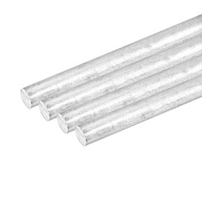 uxcell 1Pcs Zinc Rod, 99.995% High Purity Solid Zinc Bar 13/16"(20mm) Dia 4"(100mm) Length Zinc Metal Rod Anode Good Conductivity for Scientific Experiment Research DIY Craft