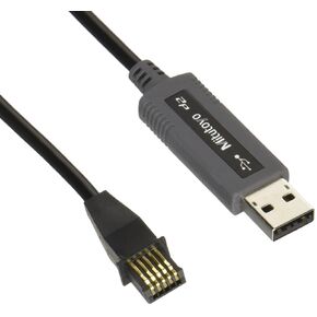 Mitutoyo 06AFM380F USB Direct Cable, USB-ITN-F, Straight Type
