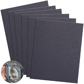 6 Pcs Non Asbestos Gaskets Materials-15 x11.8 High Temperature Gasket Material-Multiple Thickness Gasket Making Material Sheet for DIY Gasoline Diesel Oil Rebuild Sealing