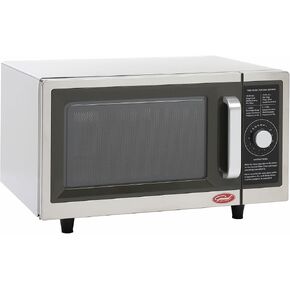 General Foodservice Commercial Microwave with 10 Power Digital Touch Pad Control, Countertop 120V/1000W, 1 cu.ft., Stainless Steel