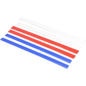 Silicone Measuring Dough Strips, Dough Thickness Guides Non Stick Baking Strip Professional Leveler Sticks Pastry Rolling Pin Ruler Guide Noodle Fondant Biscuit Cookie Kitchen Restaurant 6PCS