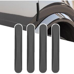 Car Door Anti-Collision Strip,Door Edge Guards Protector Sticker,Silicone Car Door Corner Anti-Scratch Bumper Protector Trim Universal for All Cars SUV(4 Pack) (Gray)