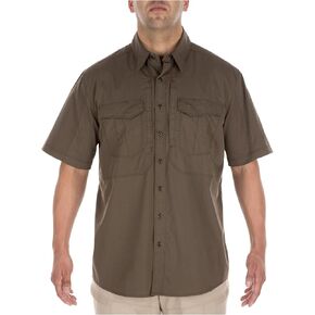 5.11 Tactical Mens Button Down Short Sleeve Shirt with Pockets, Stryke, Style 71354ABR