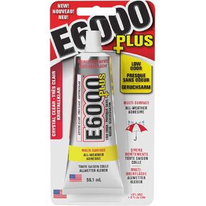 E6000 Clear 1.9 Fl Oz Plus Multipurpose Adhesive-1.9oz