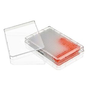 Diamond SureGro Multiple Well Plate, 384 Well, Flat Bottom, Tissue Culture Treated, Sterile, Individually Wrapped, 50/Box