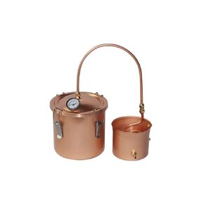1.5 Gallon Pure Copper Boiler Pot Alembic Still Wine Alcohol Water Distiller