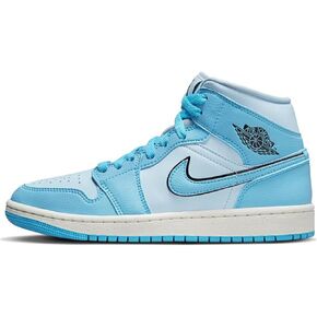 Jordan Womens AJ1 MID SE Shoes,Team Red/University Red-sail,10.5