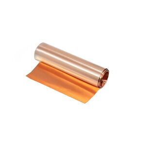 Copper Sheet Foil Roll 1000MM x 150MM x 0.05MM(LxWxT)，99.9% Pure Copper Flashing Metal Foil Roll Strip for DIY Jewelry, Crafts, Repairs, Electrical