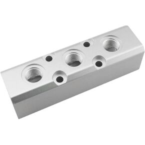 Pneumatic Manifold Air Distribution Block Air Compressor Manifold Pneumatic Manifold Air Distribution Block Hose Inline Manifold Block Splitter