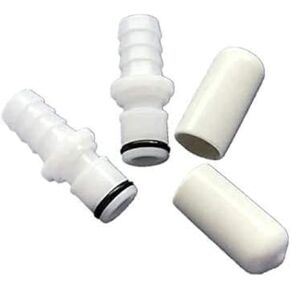 fits 2 M236 Male Connectors + 2 Caps for Testing Sleep Number Bed Air Chamber leaks