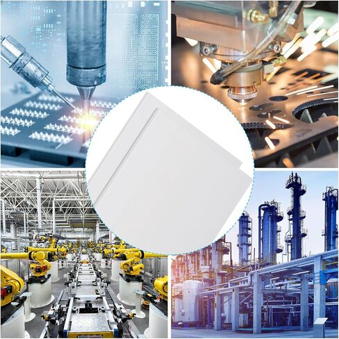 2 حزمة 6061 T6 صفائح ألومنيوم معدنية 6 × 12 × 3/16 بوصة لوحة مسطحة مسطحة لوحة صفائح الألومنيوم مصقولة بدقة ومزيلة للأزيز، بسمك 5 مم in Kuwait