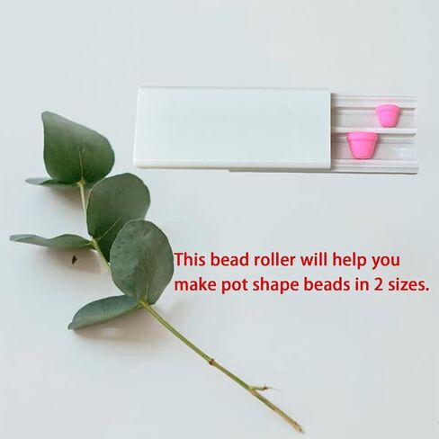 SPANSEE 2 PCS Round Shape Polymer Clay Bead Roller, Bead Maker, Bead Roller Tool, Clay Roller, Modelling Clay Making Tool, Helps You Make Round Shape Beads in 5 Sizes in Saudi Arabia