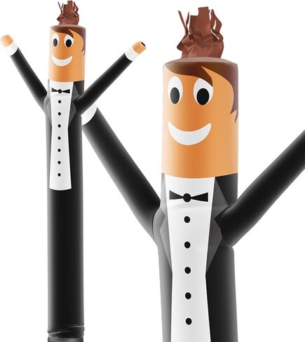 LookOurWay Air Dancers Inflatable Tube Man Attachment - 10 Feet Tall Wacky Waving Inflatable Dancing Tube Guy for Business Promotion (Blower Not Included) - Restaurant and Food Themed - Chef in Saudi Arabia