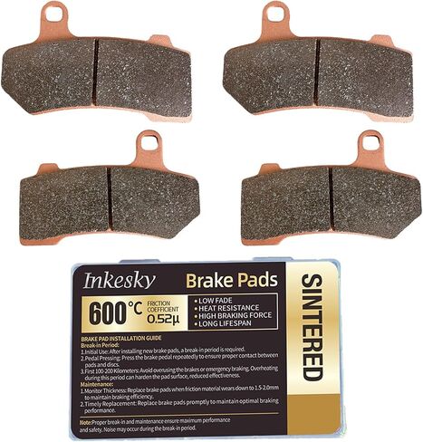 Sintered Brake Pads Compatible with Harley Davidson Touring Family (2008 later+) and V-Rod (2006 later+) for Front & Rear(3 Sets) in Saudi Arabia