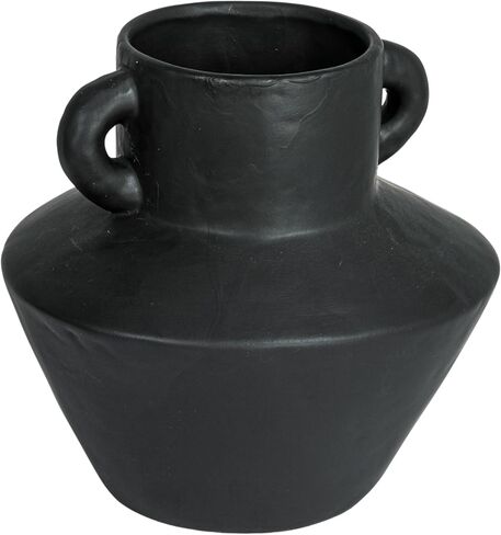 Bloomingville 8.25" H Stoneware Reactive Glaze Finish & Vertical Handles (Each one Will Vary) Vase, Mint in Saudi Arabia