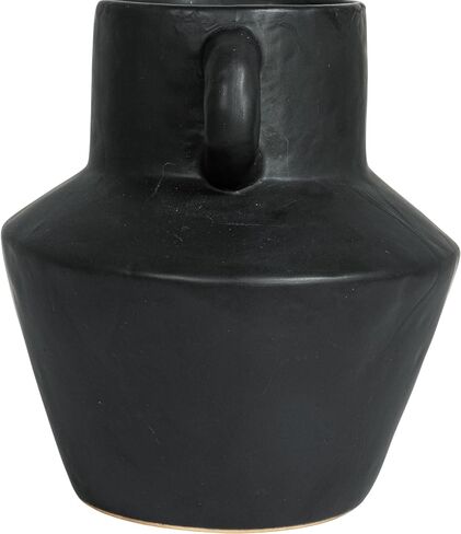 Bloomingville 8.25" H Stoneware Reactive Glaze Finish & Vertical Handles (Each one Will Vary) Vase, Mint in Saudi Arabia