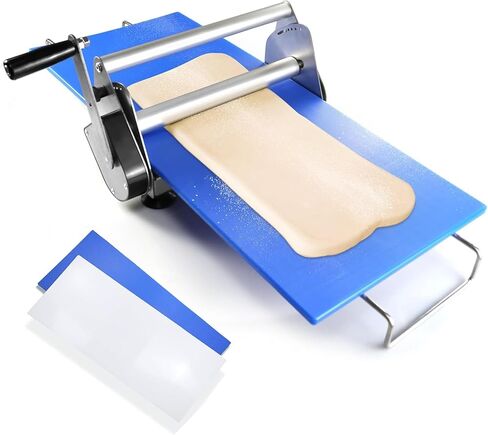 ماكينة فرد العجين المطورة للمنزل، ماكينة فرد العجين القابلة للطي، ماكينة لف العجين اليدوية بسمك قابل للتعديل ولوحتين للضغط in Kuwait