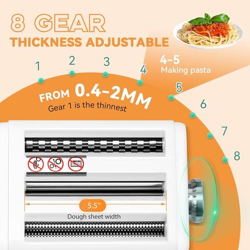 مرفق المعكرونة لخلاط كيتشن ايد 3 في 1 ملحقات صانع المعكرونة بما في ذلك قطاعة المعكرونة الأسباغيتي وقاطعة فيتوتشيني مع 2 قاطعة طوابع رافيولي و1 فرشاة تنظيف و1 دبوس دوار in Kuwait