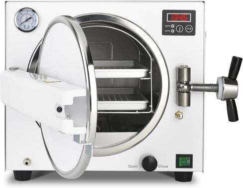 معدات مختبر آلة البخار ذات درجة الحرارة العالية والضغط العالي STE 18L 900W مع إطار من الفولاذ المقاوم للصدأ 304، 121 درجة مئوية/134 درجة مئوية ودرجتي حرارة للاختيار in Kuwait